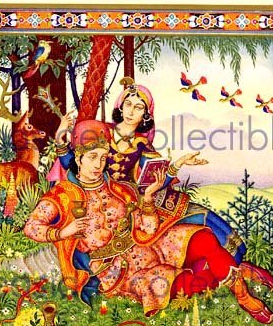Primary image for Arthur Szyk Illumination Portrait of BREAD WINE BOOK and YOU Fine Art Print 1940