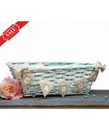 Cards banner Wedding Flower Basket Wedding Card Favors Box Centerpiece R... - £13.43 GBP