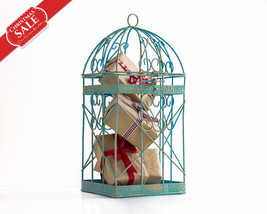 Shabby Chic Home Decor- Gifts Box Alternative-Bird Cage-Wedding Card Box - £25.30 GBP
