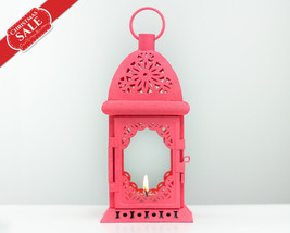 Coral Vintage Morocco Lantern Exotic Wedding Decor - £14.12 GBP