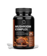 90 Mushroom Complex Supplement 10x Lions Mane Reishi, Shiitake Immune Ca... - £40.95 GBP