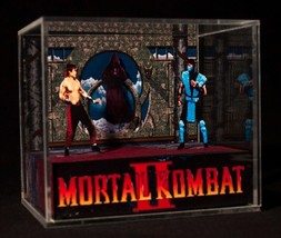 Mortal Kombat II - 3D Cube Handmade Diorama - Video Games - Shadowbox - £55.23 GBP