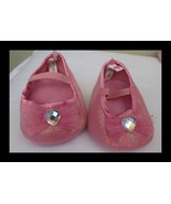 Build A Bear Workshop Pink Sparkle Shoes with Tulle Bow with Rhinestone - $13.87 CAD