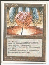 Mana Vault Fourth Edition 1995 Magic The Gathering Card LP/MP - £51.14 GBP