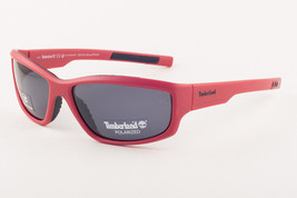 TIMBERLAND Red / Gray Polarized Sunglasses 9154 67D 62mm - £52.38 GBP