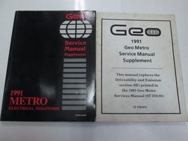 1991 Chevrolet Geo Metro Electrical Diagnosis Supplement Manual Set Worn Oem - $16.99