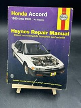 Honda Accord 1990-1993 Haynes Auto Repair  Manual # 42012 Car Guide - £7.78 GBP