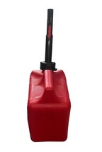 Midwest Can 1 Gallon Gasoline Fuel Can w/ Quick Flow Spout FlameShield Red image 4