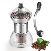 ROMER &amp; BECHTEL Manual Coffee Grinder 14 Adjustable Ceramic Burr Black - $383.35 MXN