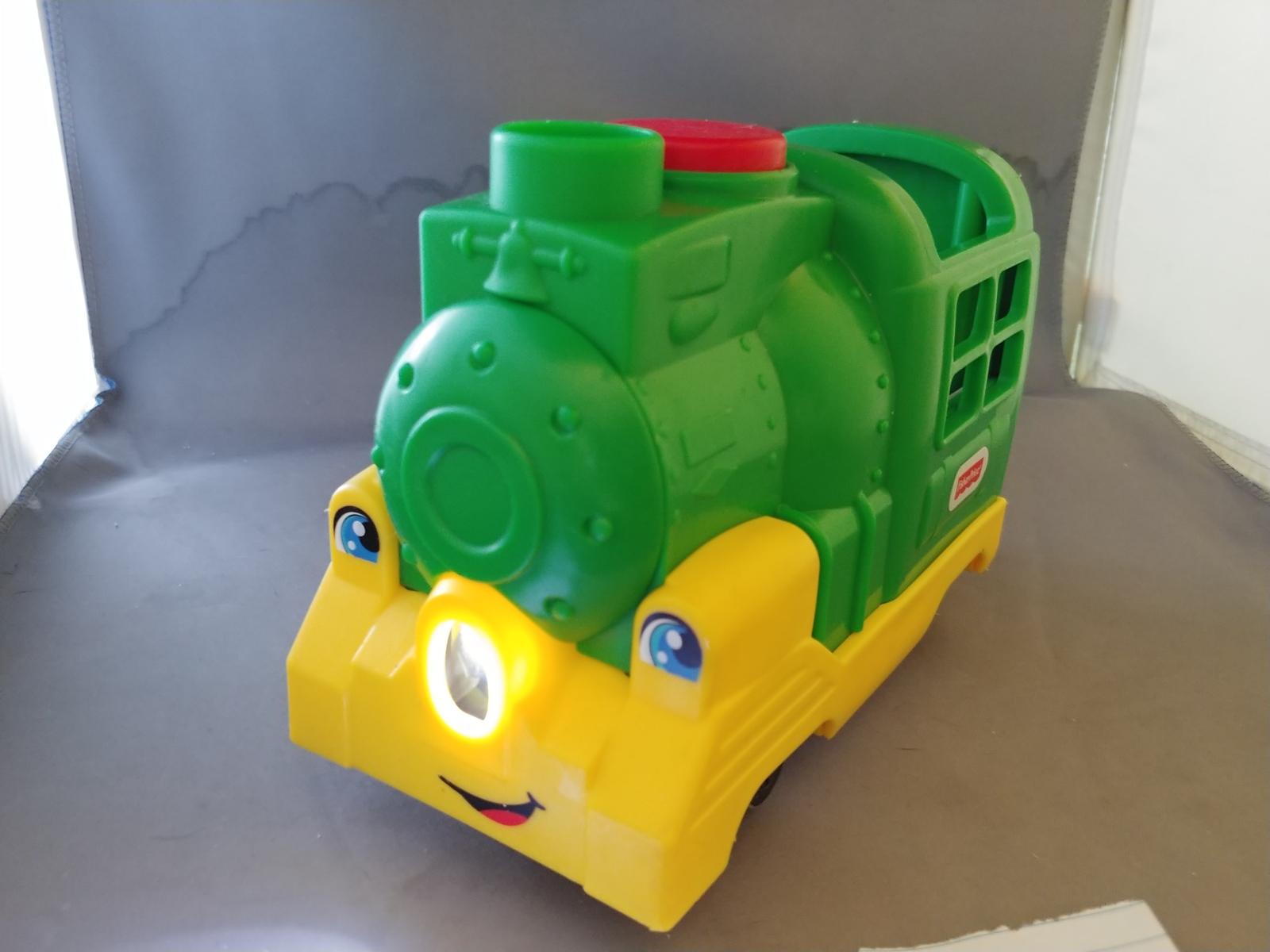 Fisher Price Little People Friendly Green Passenger Train- Engine only  - $8.00