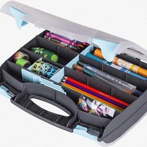 ArtEase DuoView: Portable Double-Sided Art Organizer with Removable Dividers, Bl - $116.77