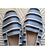 Aerosoles Comfortable Shoes 7.5 Women&#39;s Loafer Silky Blue Striped - $420.97 MXN