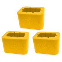 Buckle Booster™ Receptacle Raiser Seat Belt Extender Pros - Yellow - 3pk - £13.36 GBP