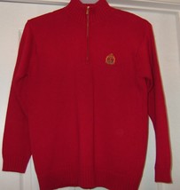 Ralph Lauren red sweater with top zipper new wo tags size Sm. but fits a... - $12.00