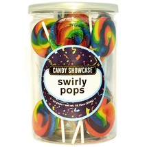 Candy Showcase Swirly Pops (24x12g) - Rainbow - $24.99