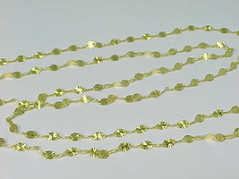 Danecraft 30 Inches Gold Vermeil Sterling Link Chain Necklace Made In Italy Nwt - $55.00