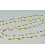 DANECRAFT 30 inches Gold Vermeil STERLING LINK CHAIN NECKLACE-Made in IT... - £43.95 GBP