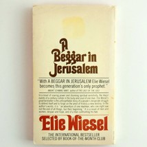 Beggar In Jerusalem by Elie Wiesel First Printing 1971 Vintage Israel Classic image 2