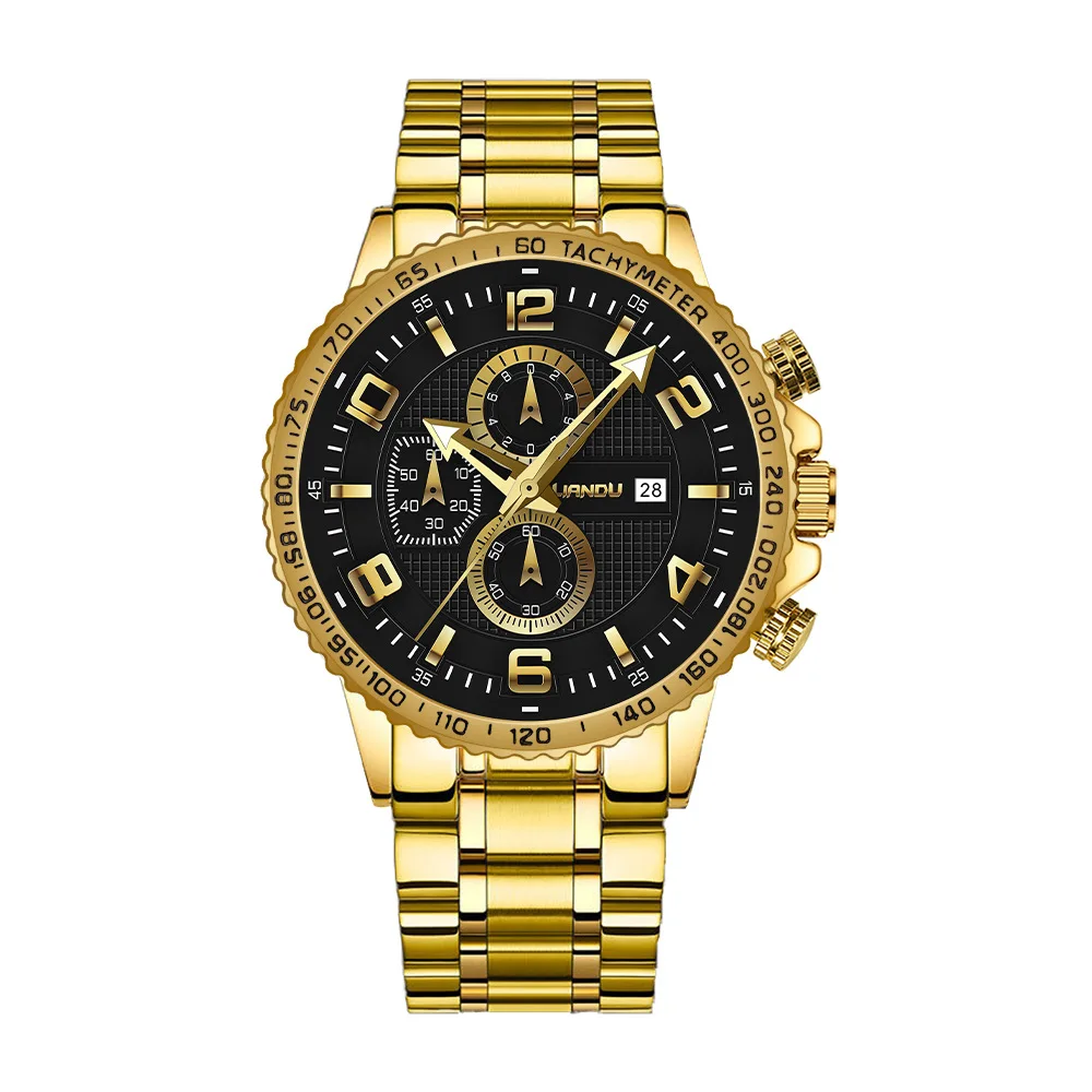 Acelet set luxury gold top brand fashion casual watch with calendar quartz wristwatches thumb200