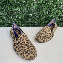 NWOB Wmns Rothy’s “THE FLAT” Leopard Print Knit Round Toe Slip On Flats Size 7.5 - £50.88 GBP