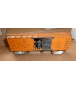 Vintage O Lionel AT&amp;SF 63132 x3464 Operating Box Car 8 1/2&quot; Long - £14.02 GBP