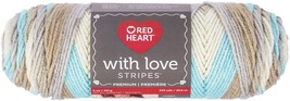 Red Heart With Love YarnSandbar Stripe 1 Pack of 1 Skein - $975.90 MXN