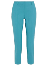 NWT Theory Treeca in Teal Classic Suit Stretch Wool Ankle Pants 00 - £73.54 GBP