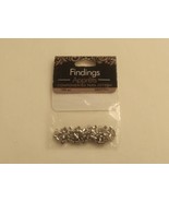 &#39;Findings Packet of 100 Small Metallic Rectangular Tube Beads #3869702 F... - $8.50