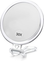 B Beauty Planet&#39;S 30X Hand Mirror With Handle For Travel, Handheld Magnifying - £23.52 GBP