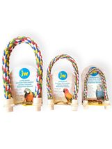 JW Pet Comfy Perch For Birds Flexible Multi-Color Rope Parrots For All S... - $18.80+
