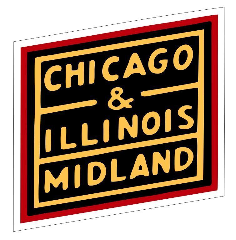Primary image for Chicago & Illinois Railway Sticker R6988 Railroad Train Sign YOU CHOOSE SIZE
