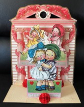 Lovely 3D Fold-Out Victorian Valentine&#39;s Card - £23.98 GBP