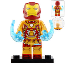 Iron Man Mk 42 (Age of Ultron) Marvel Superhero Lego Compatible Minifigure Brick - £2.39 GBP