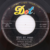 Marian McGuire – Hold My Hand / Drums - 1959 45 rpm 7&quot; Single Record 45-15999 - $4.43