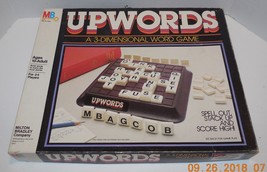 Vintage 1983 Original Upwords Milton Bradley 3-D 100% Complete - £27.16 GBP