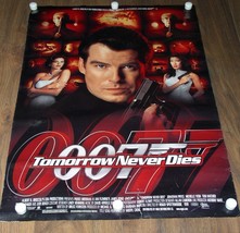 Tomorrow Never Dies Poster Double Sided Reverse Image Vintage 1997 U.A. - £27.52 GBP