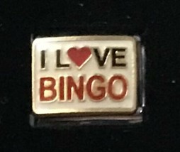 I Red Heart (Love) Bingo Wholesale Italian Charm 9MM K2022 - £11.79 GBP