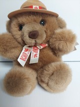 NWT Wild Wonders RCMP Country Royal Canadian Teddy Bear 4&quot; Plush Stuffed Toy - $9.89