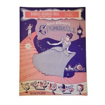 Vintage 1940s Walt Disney Sheet Music Bibbidi-Bobbidi-Boo Cinderella 1949 EUC! - £14.11 GBP