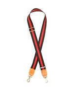 Preppy Red Black Stripe Adjustable Crossbody Purse Bag Strap - €21,42 EUR