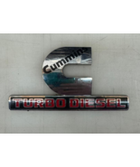 CUMMINS TURBO DIESEL BADGE EMBLEM NAMEPLATE P/N 68149701AB OEM USED PART... - $369.20 MXN