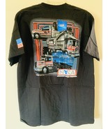 Hanes Beefy Classic Graphix Large Size Custom NASA T-Shirt - £15.24 GBP