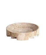 Modern Yellow Hole Marble Tray  Designer Fruit Plate Storage, Living Ro... - $138.93 CAD