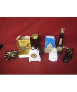 Lot of Six Assorted Avon Colognes Perfume Decanters - £18.73 GBP