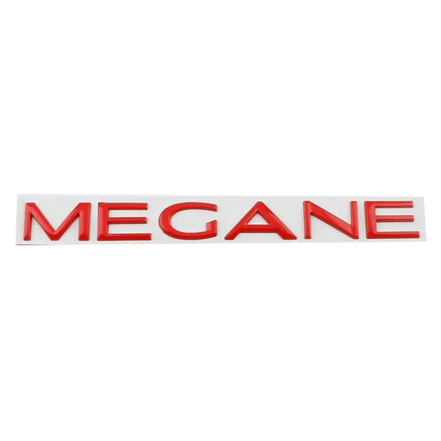 Car Metal Trunk Words Letters Logo Emblem Badge Decals Sticker For Renault Megan
