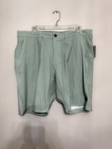 VTG 1946 Men&#39;s Green Quick Dry 4 Way Stretch Moisture Wicking Shorts 34 NWT - £18.67 GBP
