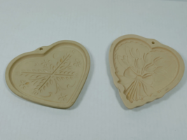 Cookie Shortbread Mold Set Valentine&#39;s Day 1989 Pampered Chef Anniversary Heart - £7.95 GBP