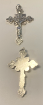 Silver Plated 2&quot; Crucifix Pendant,  New #MD-012 - $1.68