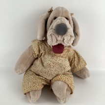 Wrinkles Puppy Dog Plush Stuffed Animal Hand Puppet Vintage Ganz Heritag... - £31.45 GBP