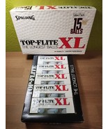 Top Flite XL HI VISIBILITY WHITE Golf Balls Spalding 15 Balls 5 Sleeves ... - $34.54 CAD